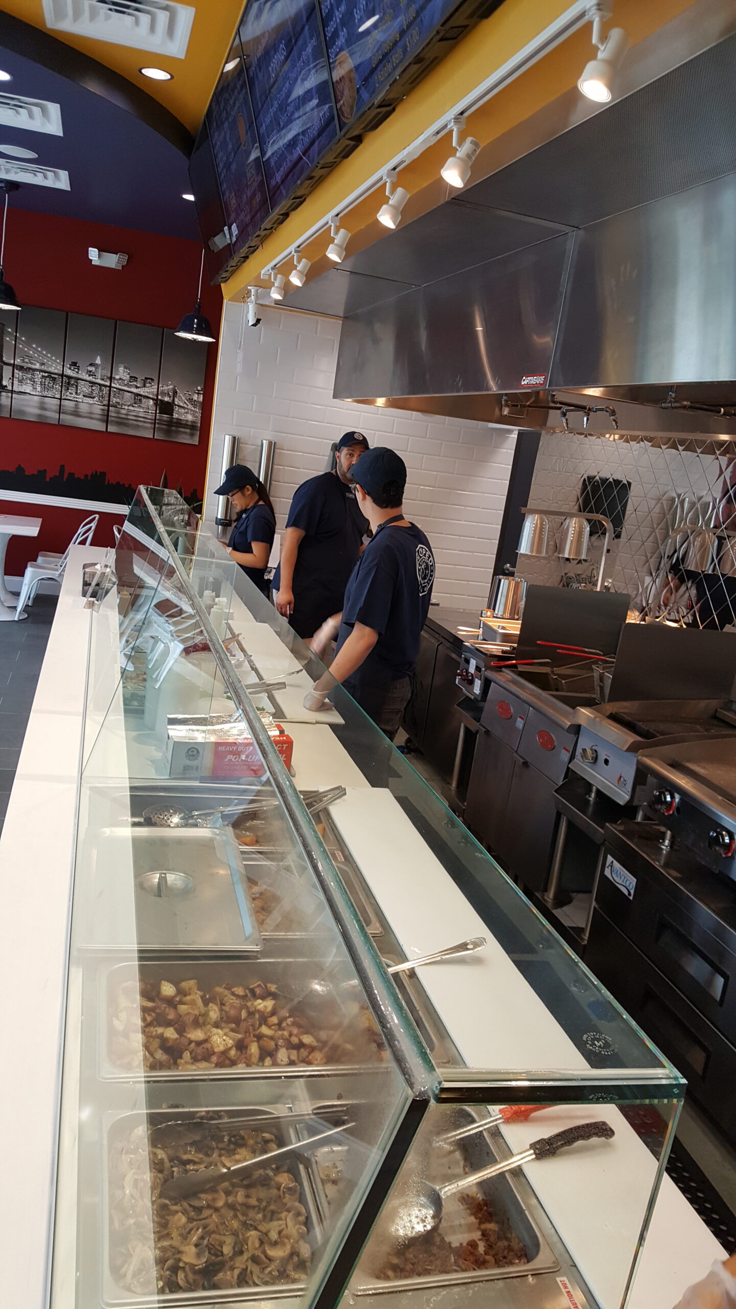 Restaurant tenant improvements by Fast General Contracting